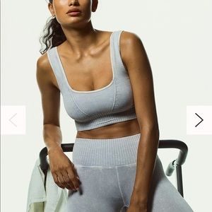 NWOT Free People Square neck Good Karma sports bra